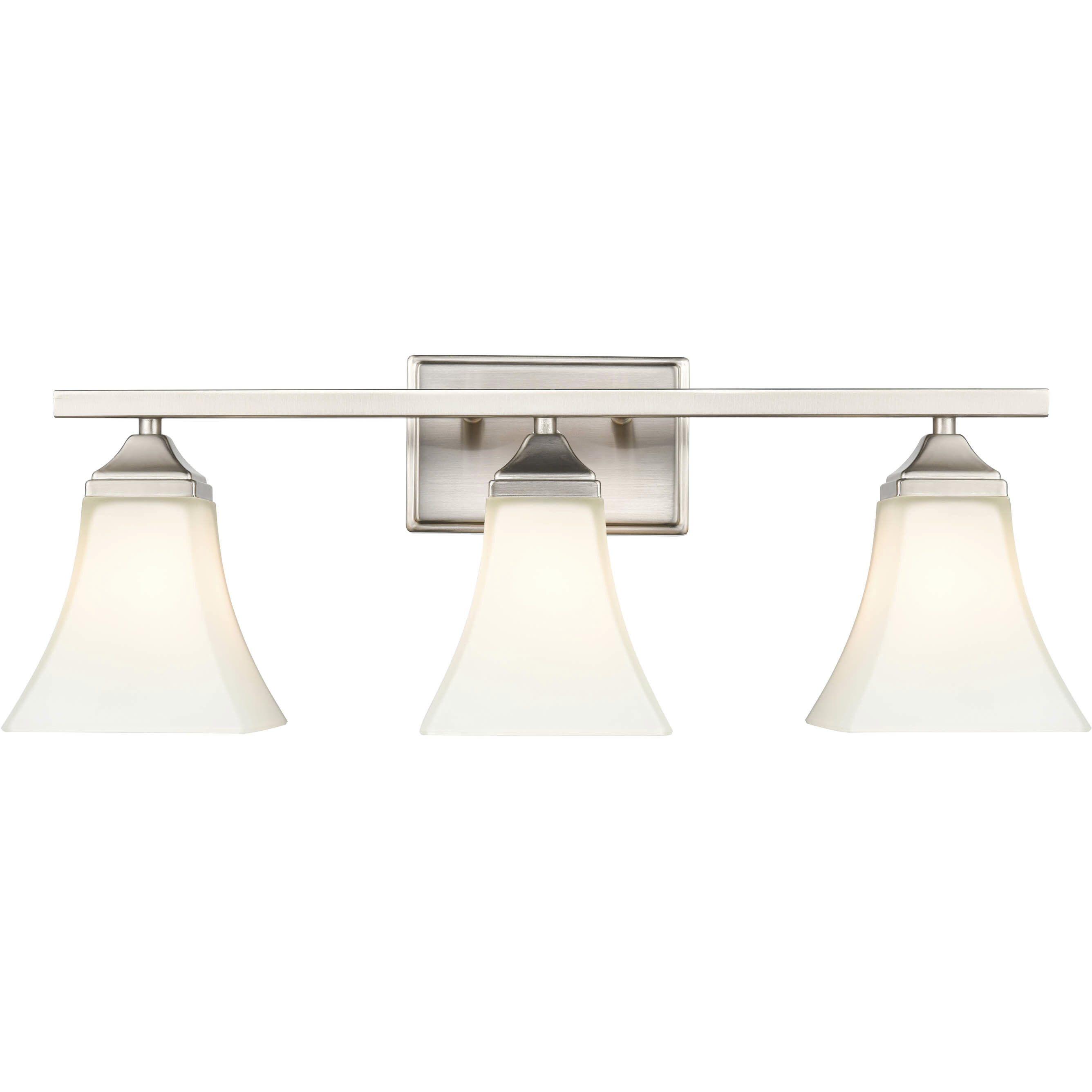 None 3 Light 23.25 inch Brushed Nickel Bathroom Vanity Light Wall Light